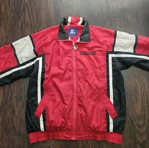 Vintage Starter Nebraska Huskers Official NCAA Windbreaker Jacket Adult Large